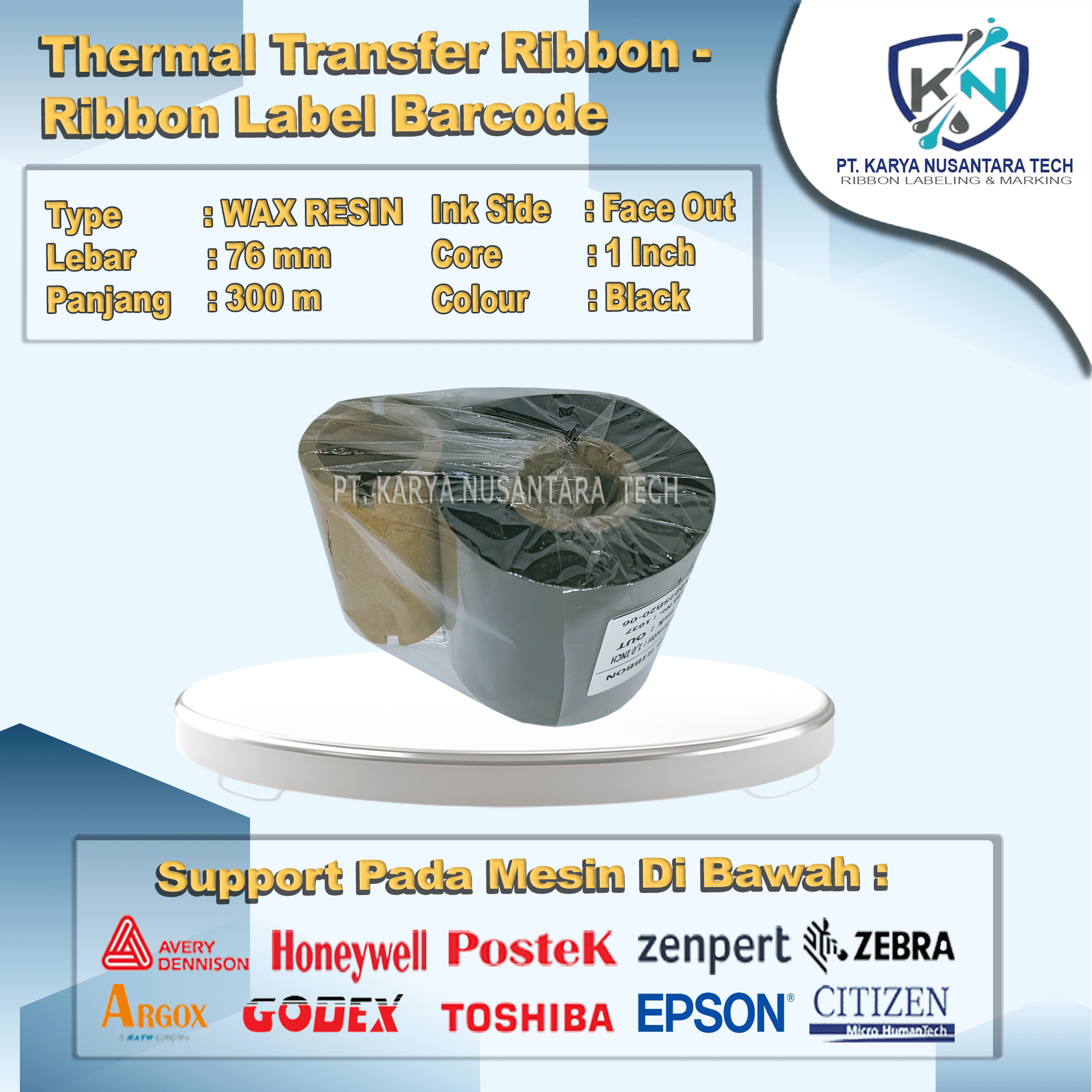 FORMAT NEW WAX RESIN 76 X 300 5